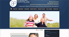 Desktop Screenshot of americanportfolioshouston.com